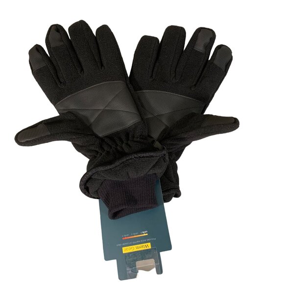 Tek Gear Warm Gear Microfleece Gloves L/XL Touch Screen Compatible Winter - Picture 4 of 6